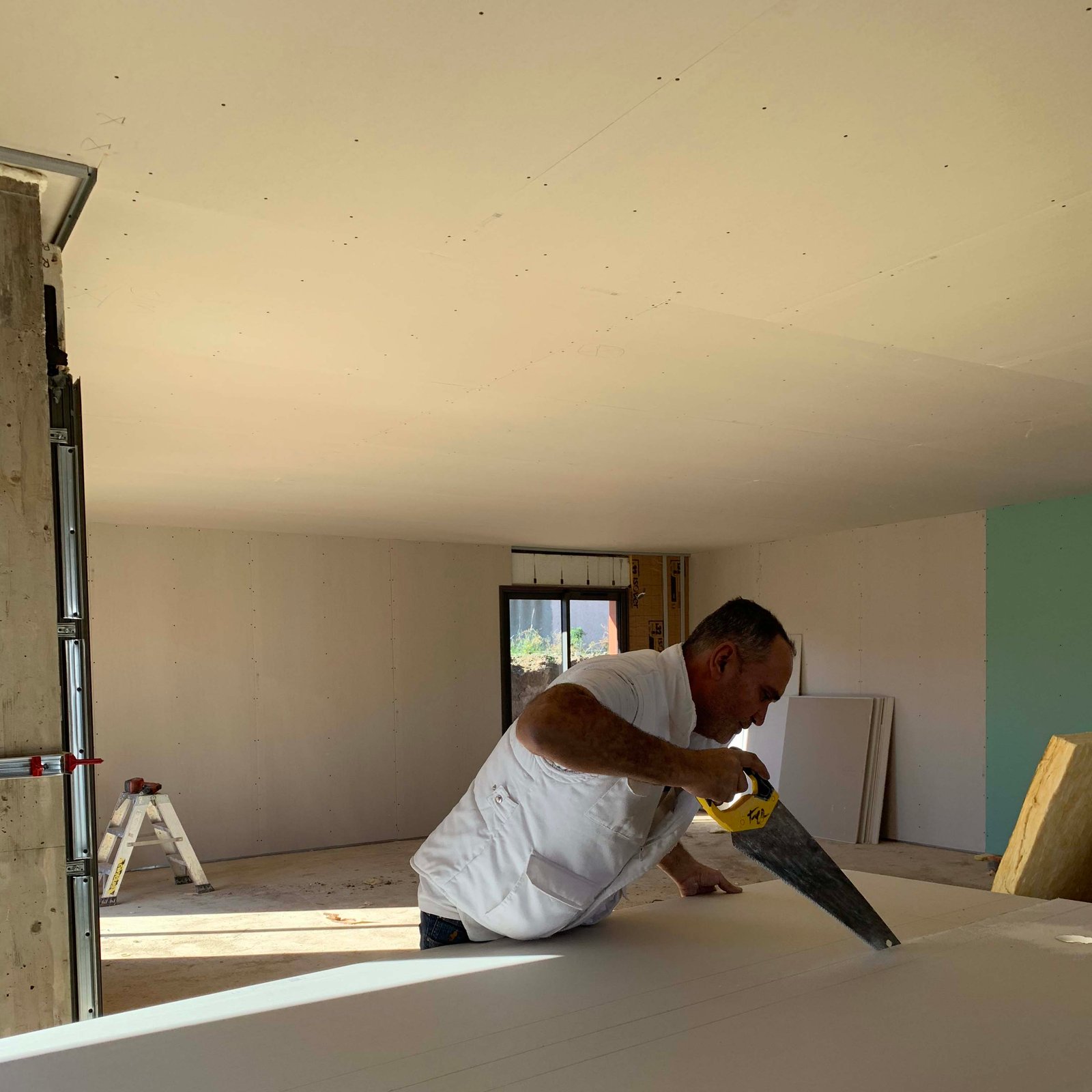 Villa — Villeneuve-de-la-Raho — chantier de plâtrerie ALVIT PLAQUISTE